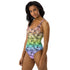 LGBTQ Rainbow Pride Aloha One-Piece Swimsuit